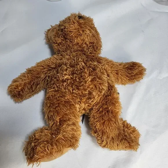 2009 Harley Davidson 13" Brown Fuzzy Shaggy Stuffed Plush Teddy Bear Doll - Picture 6 of 12
